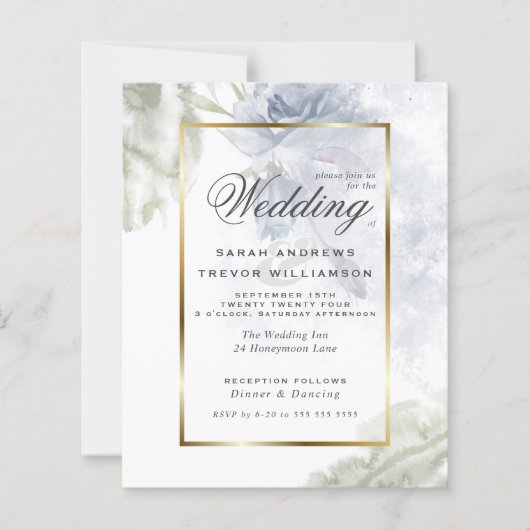 Begroting, maar prachtige Roestblauwe Rozen (Voorkant)