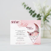 Begroting, maar prachtige Roestische maan Mandala (Staand voorkant)