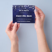 Begroting mannen jaardag marinesultaat blue save d flyer (Hand)