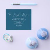 Begroting marine de nacht ervoor | Uitnodigingsbro Flyer (Enkel)