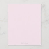 Begroting Meisjes eerste uitnodiging (Achterkant)