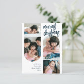 Begroting Merriest Kerstmis 4 Foto Holiday (Staand voorkant)