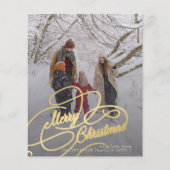 Begroting Merry kerst multi-foliday-kaart (Voorkant)