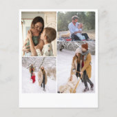 Begroting Merry kerst multi-foliday-kaart Flyer (Achterkant)