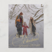 Begroting Merry kerst multi-foliday-kaart Flyer (Voorkant)