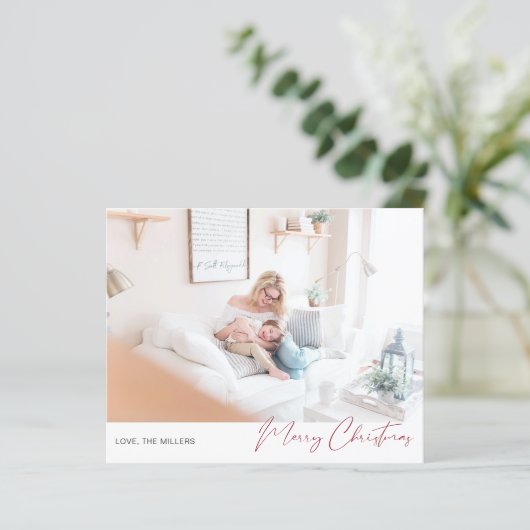 Begroting Merry Kerstmis Modern Minimalistische Fo