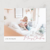 Begroting Merry Kerstmis Modern Minimalistische Fo (Voorkant)