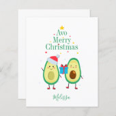 Begroting Merry kerstnamado Illustratie Aangepast (Voorkant / Achterkant)