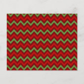 Begroting Merry Kerstrode groene fotokaart Flyer (Achterkant)