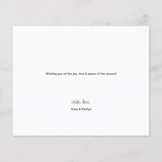 Begroting Merry kerstscript, meerdere foto's (Achterkant)