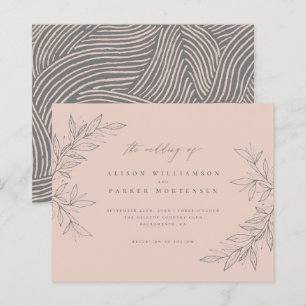 Begroting met de hand getrokken Greenery Blush Bot