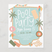 Begroting met de hand uitgereikt zomerfeest (Voorkant)