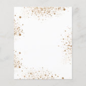 Begroting met eucalyptus blue floral gold (Achterkant)