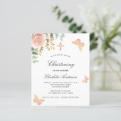 Begroting met eucalyptus blush roos butterfly (Staand voorkant)