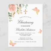 Begroting met eucalyptus blush roos butterfly (Voorkant)