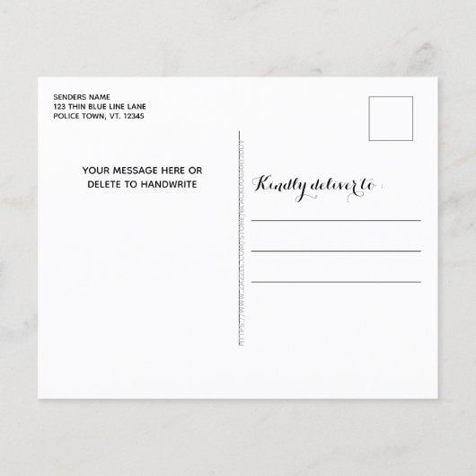 Begroting met kerstblauwe lijn (Achterkant)