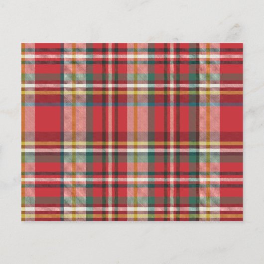 Begroting met kerstfeestelijke uitnodigingen (Achterkant)