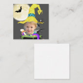 BEGROTING MINI Halloween Witch Sjabloon (Voorkant / Achterkant)