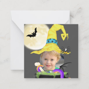 BEGROTING MINI Halloween Witch Sjabloon