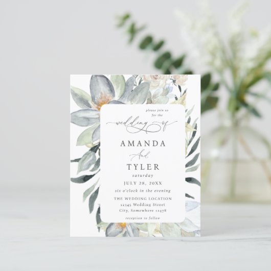 Begroting Mint Greenery & White Floral Wedding - M (Staand voorkant)