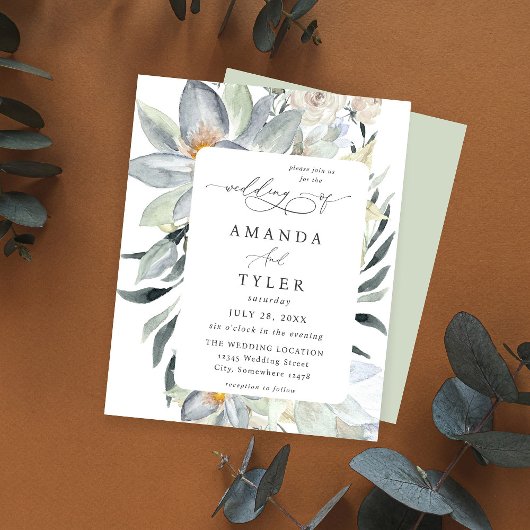 Begroting Mint Greenery & White Floral Wedding - M