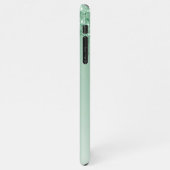 Begroting Minty Green Dripping Glitter Monogram ge iPhone Hoesje (Linkerkant)