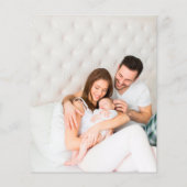 Begroting Modern 2 Aankondiging geboorte foto-over (Achterkant)