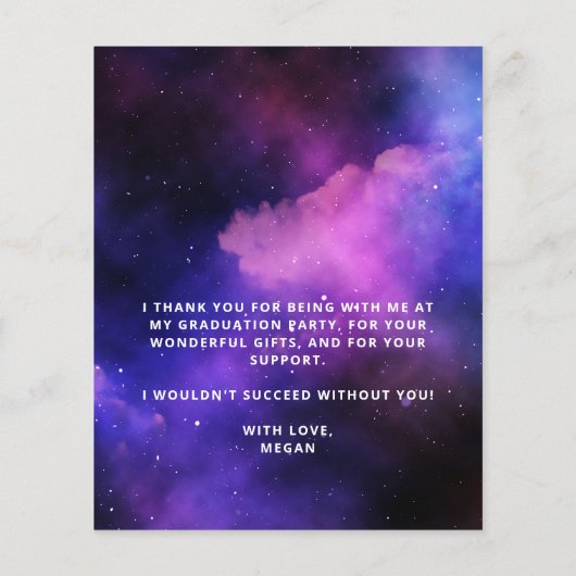 Begroting modern afstuderen middelbare school beda flyer (Achterkant)