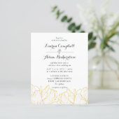 Begroting Modern Floral Weddenschap (Staand voorkant)