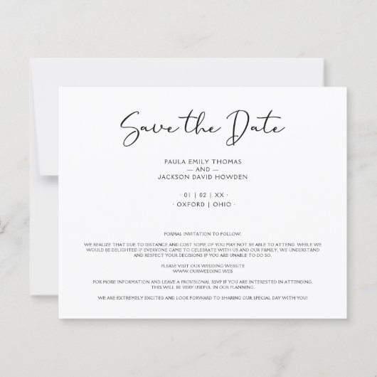 Begroting Modern Future Mr & Mrs. (Achterkant)