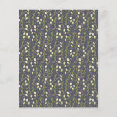 Begroting Modern Garden Floral Earthy Bat Mitzvah (Achterkant)