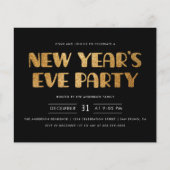 Begroting Modern Gold Glitter - Nieuwjaarsfeest (Voorkant)