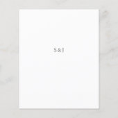 Begroting Modern Grafisch menu & Wit (Achterkant)