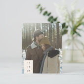 Begroting Modern paar foto's sparen onze datum (Staand voorkant)