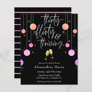 Begroting Modern Sparkle "30 Flirty Thrijving"