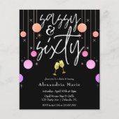 Begroting Modern Sparkle Sassy & 60 Birthday (Voorkant)