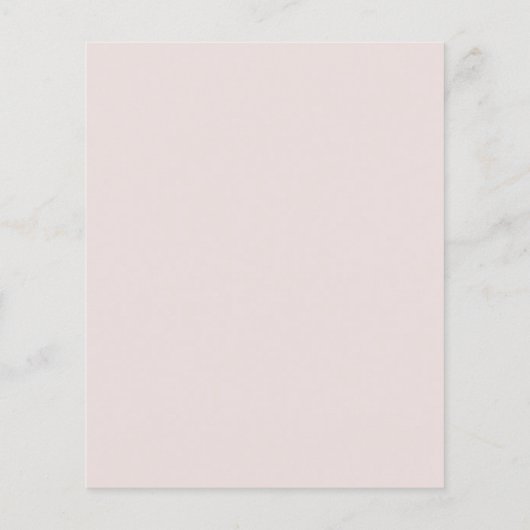 Begroting Moderne Bohemen Arch Bride voor advies Flyer (Achterkant)