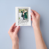 BEGROTING Moderne Borstel Zilver 2 Uitnodiging tot Flyer (Hand)