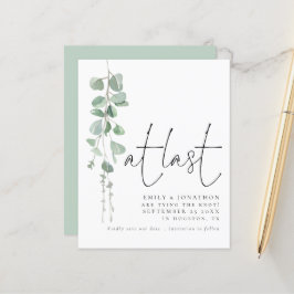 Begroting Moderne Eucalyptus, eindelijk behalve da