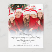 BEGROTING Moderne foto's script kerst (Voorkant)