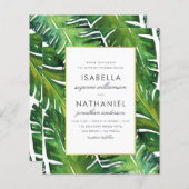 Begroting Moderne Groene Tropische Strijd (Voorkant / Achterkant)