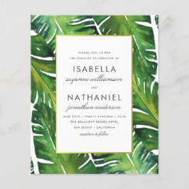 Begroting Moderne Groene Tropische Strijd