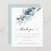 Begroting Moderne kerstfinales Weddenschap Dank u (Voorkant / Achterkant)