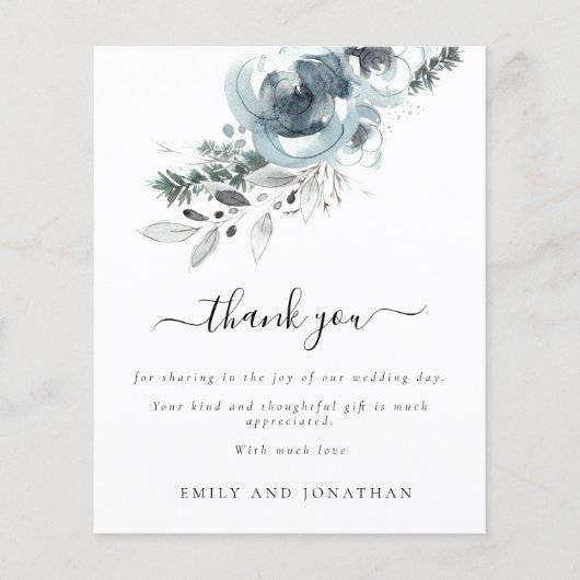 Begroting Moderne kerstfinales Weddenschap Dank u (Voorkant)