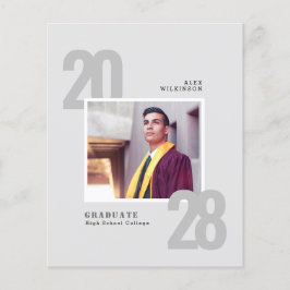 BEGROTING Moderne minimalistische 5 Aankondiging A Flyer