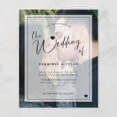 Begroting moderne QR CODE 2-uitnodiging voor fotob (Voorkant)