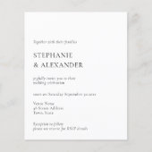 Begroting Moderne QR Code Text Weddenschap (Voorkant)