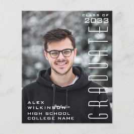 BEGROTING Moderne typografie Eenvoudige uitnodigin Flyer