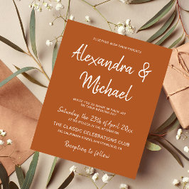 Begroting moderne uitnodiging voor een bruiloft me