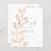 Begroting Moderne uitnodiging voor een voetbalweds (Voorkant / Achterkant)